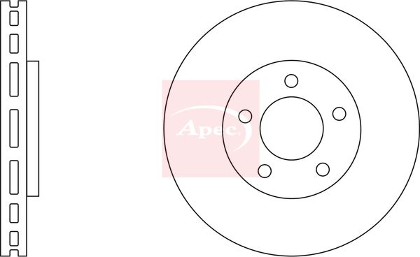 Apec Brake Disc DSK2554 - image 2