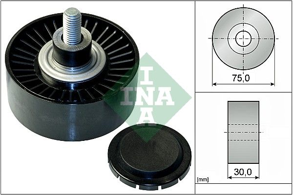INA Drive Belt Deflection Guide Pulley 532075110 - image 2