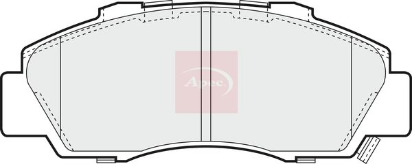 Apec Brake Pads Set PAD1014 - image 2
