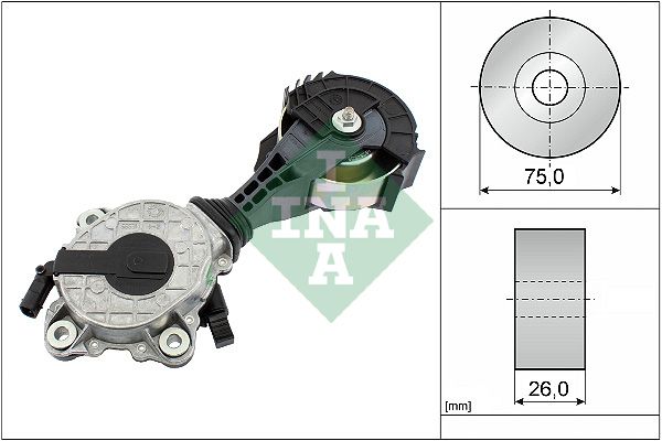 INA Drive Belt Tensioner Pulley 534042510 - image 2