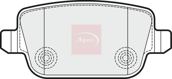 Apec Brake Pads Set PAD1532 - image 2