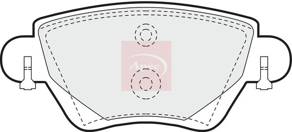 Apec Brake Pads Set PAD1175 - image 2
