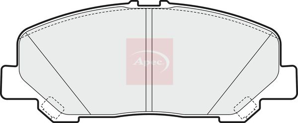 Apec Brake Pads Set PAD1580 - image 2