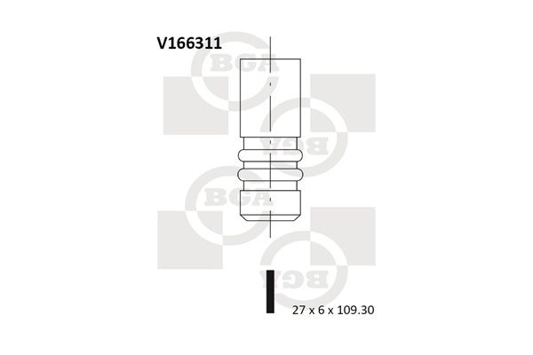 BGA Exhaust Valve V166311 - image 2