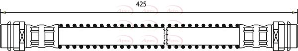 Apec Brake Hose HOS3684 - image 2