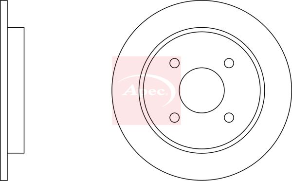 Apec Brake Disc DSK607 - image 3