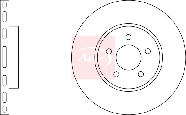 Apec Brake Disc DSK2034 - image 2