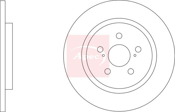 Apec Brake Disc DSK4164 - image 2