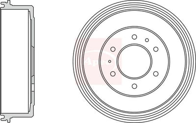 Apec Brake Drum DRM9208