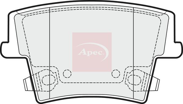 Apec Brake Pads Set PAD1485 - image 2