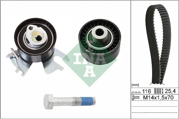 INA Timing Belt Kit 530044910 - image 2