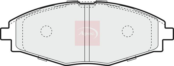 Apec Brake Pads Set PAD1038 - image 2