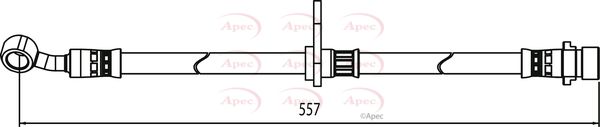 Apec Brake Hose HOS3993 - image 2