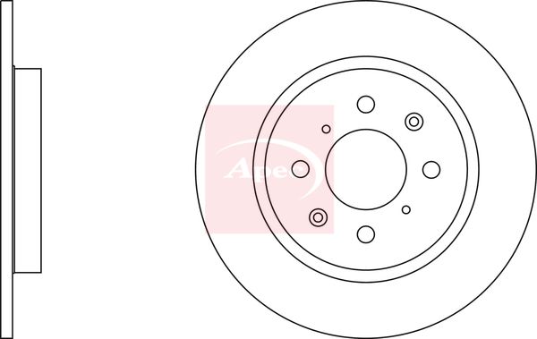 Apec Brake Disc DSK2767 - image 2