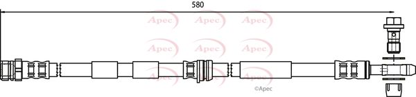 Apec Brake Hose HOS3732 - image 2