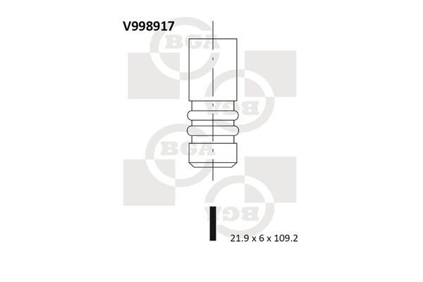 BGA Exhaust Valve V998917 - image 2