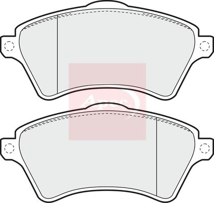 Apec Brake Pads Set PAD1208 - image 2