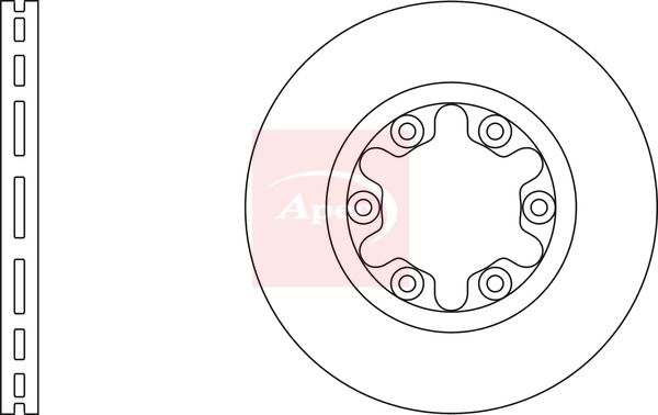 Apec Brake Disc DSK2320 - image 2