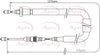 Apec Handbrake Cable CAB1384 thumbnail