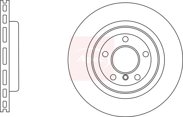 Apec Brake Disc DSK3136 - image 2