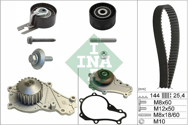 INA Timing Belt Kit & Water Pump 530023930 - image 2