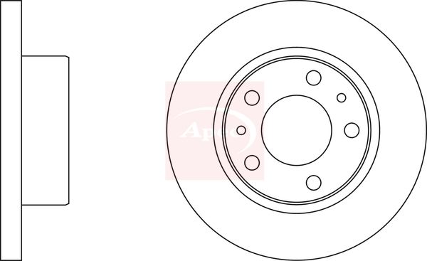Apec Brake Disc DSK823 - image 2