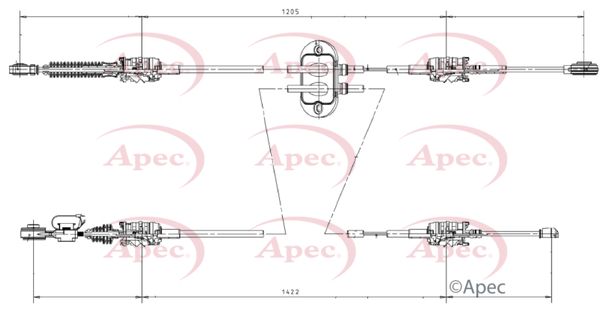 Apec Gear Change Cable CAB7005 - image 2