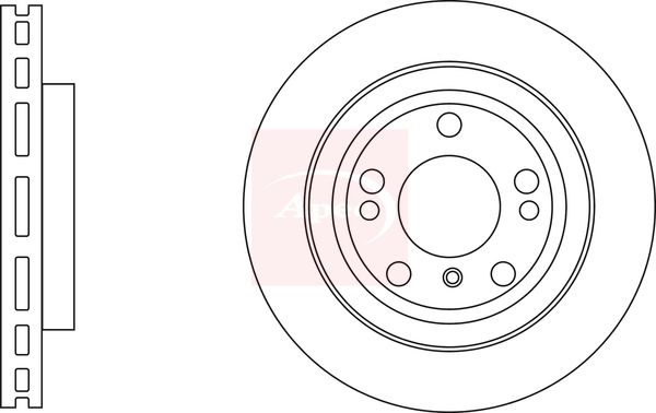 Apec Brake Disc DSK3164 - image 2