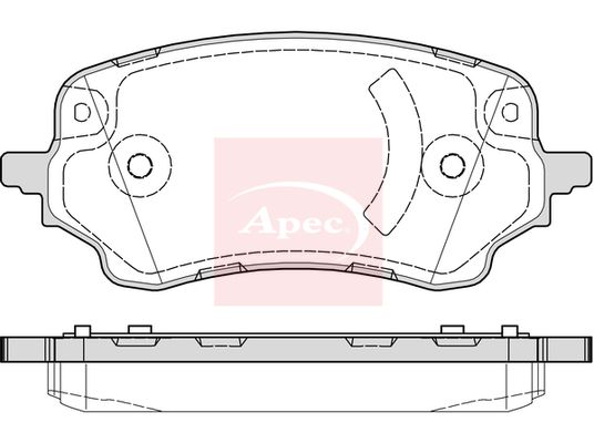 Apec Brake Pads Set PAD2328 - image 2