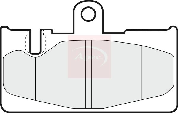 Apec Brake Pads Set PAD1217 - image 2