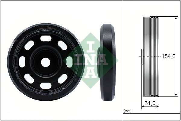 INA Crankshaft Pulley (tvd) 544017010 - image 2
