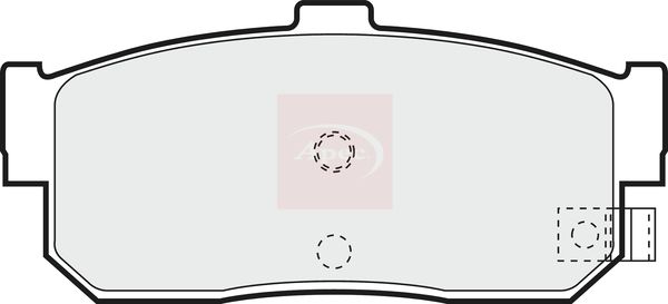Apec Brake Pads Set PAD842 - image 2
