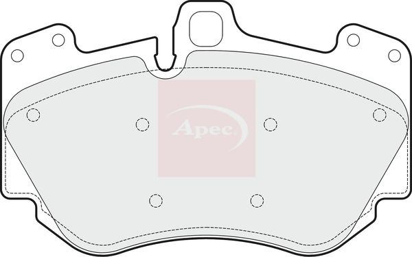 Apec Brake Pads Set PAD1647 - image 2