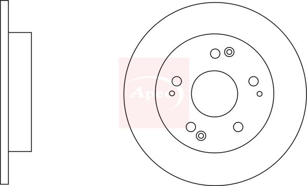 Apec Brake Disc DSK2791 - image 2