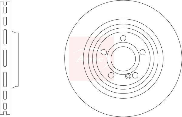 Apec Brake Disc DSK3342 - image 2