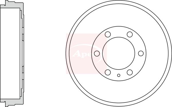 Apec Brake Drum DRM9992 - image 2