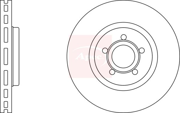 Apec Brake Disc DSK2980 - image 2