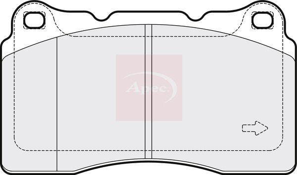 Apec Brake Pads Set PAD2067 - image 2