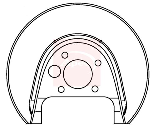Apec Brake Disc Splash Panel ASG1045 - image 2