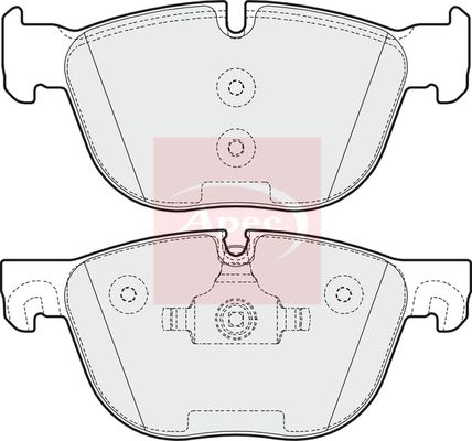 Apec Brake Pads Set PAD1614 - image 2