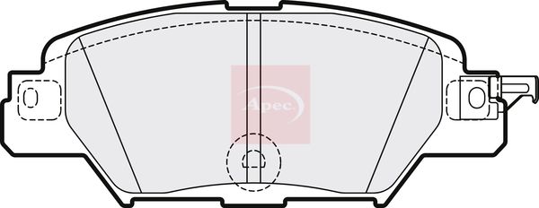 Apec Brake Pads Set PAD2172 - image 2