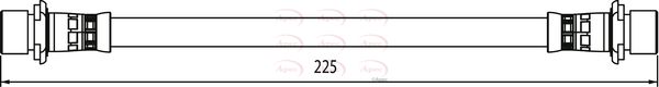 Apec Brake Hose HOS4080 - image 2