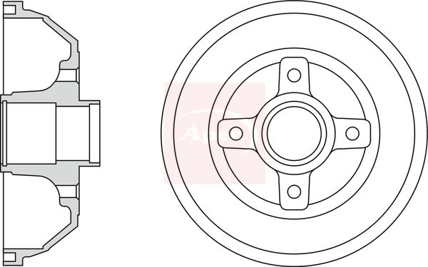 Apec Brake Drum DRM9926 - image 2