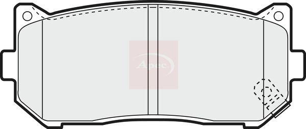 Apec Brake Pads Set PAD1101 - image 2