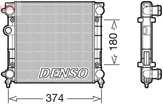 Denso Radiator DRM22003 - image 2