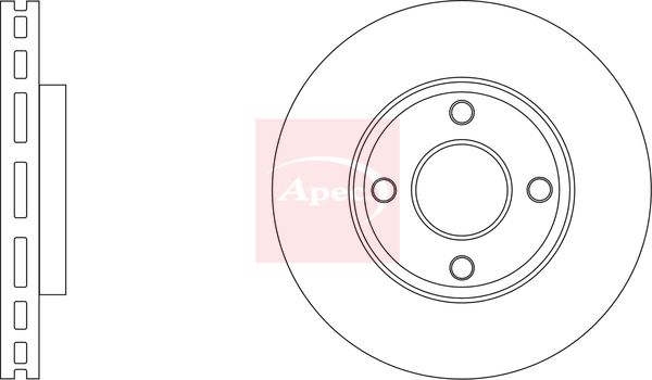 Apec Brake Disc DSK3392 - image 2