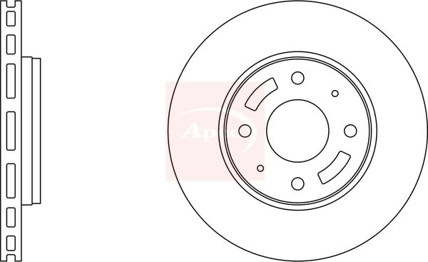 Apec Brake Disc DSK799 - image 2