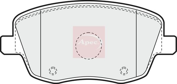 Apec Brake Pads Set PAD1178 - image 2
