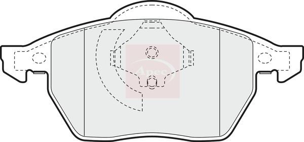 Apec Brake Pads Set PAD930 - image 2