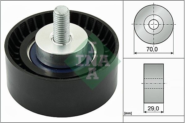 INA Drive Belt Deflection Guide Pulley 532029810 - image 2